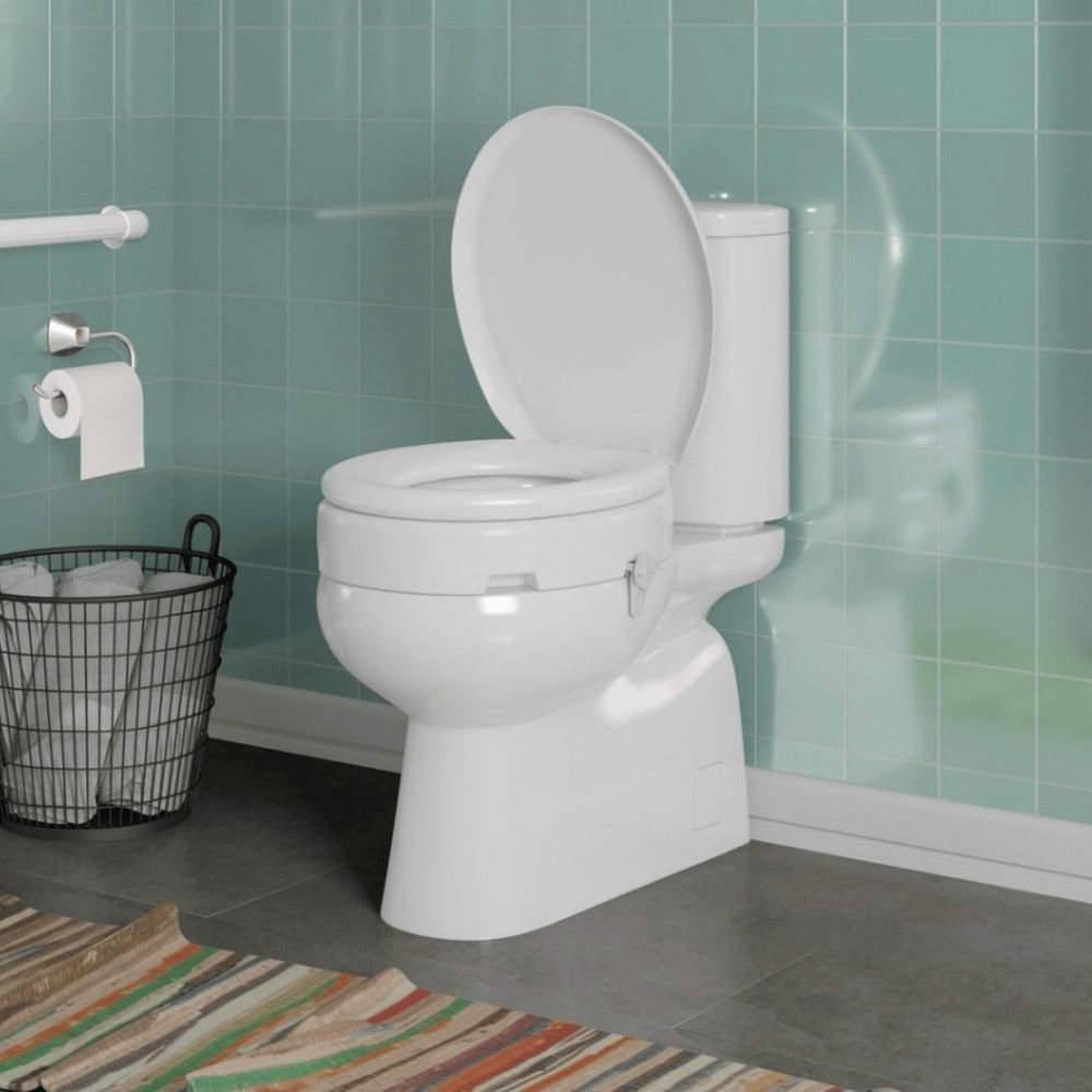 Conforto Elevado: Assento Sanitário Almofadado Mebuki para Mais Autonomia