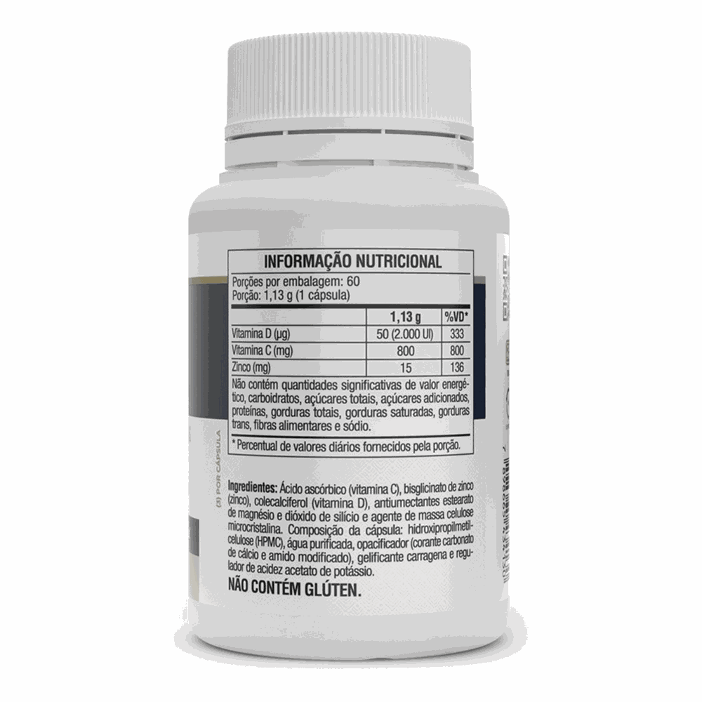 Vitamina D3+C+Zinco Vitafor: Reforce Sua Saúde e Bem-Estar Diário