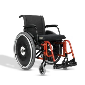 CADEIRA DE RODAS VA AVD ALUMINIO ORTOBRAS PRETO