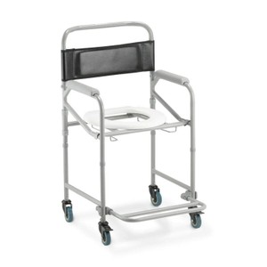 CADEIRA DE BANHO D40 DOBRAVEL BRACO ESCAM 120KG DELLAMED